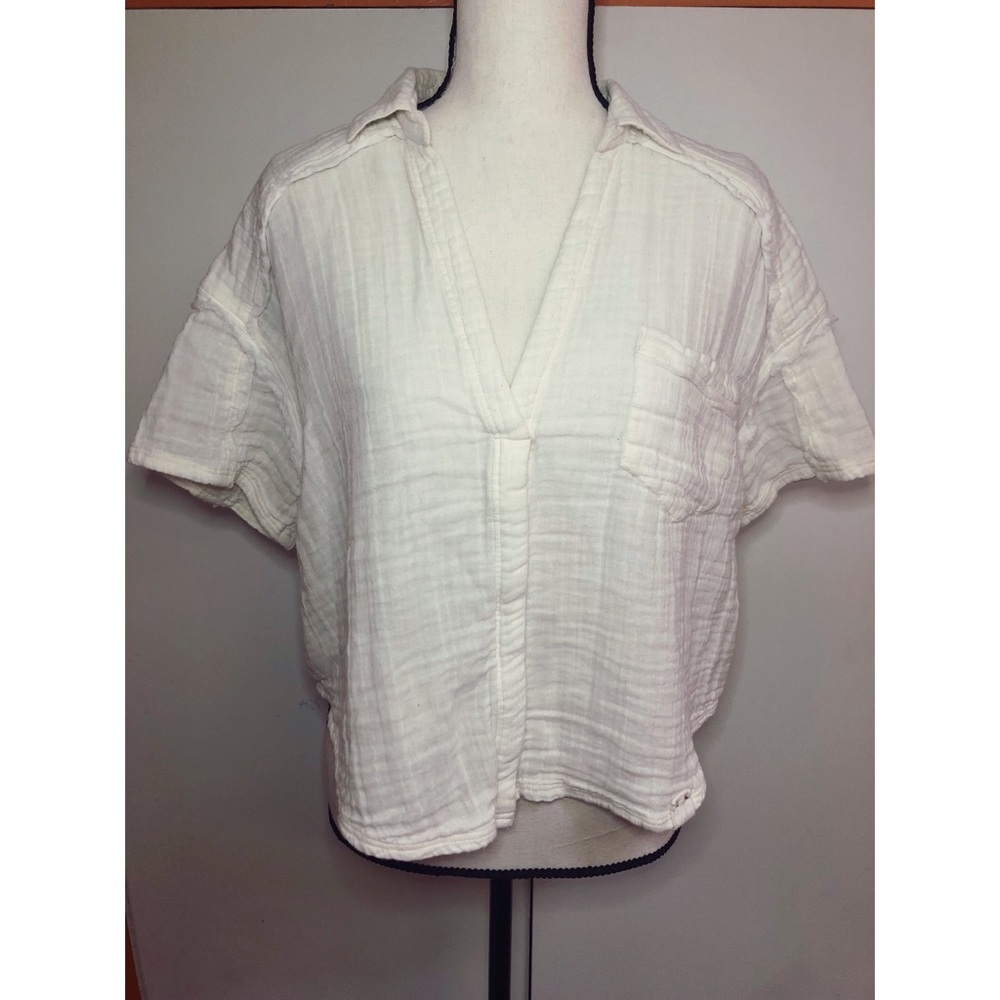 We the Free White Crop Top Size Medium